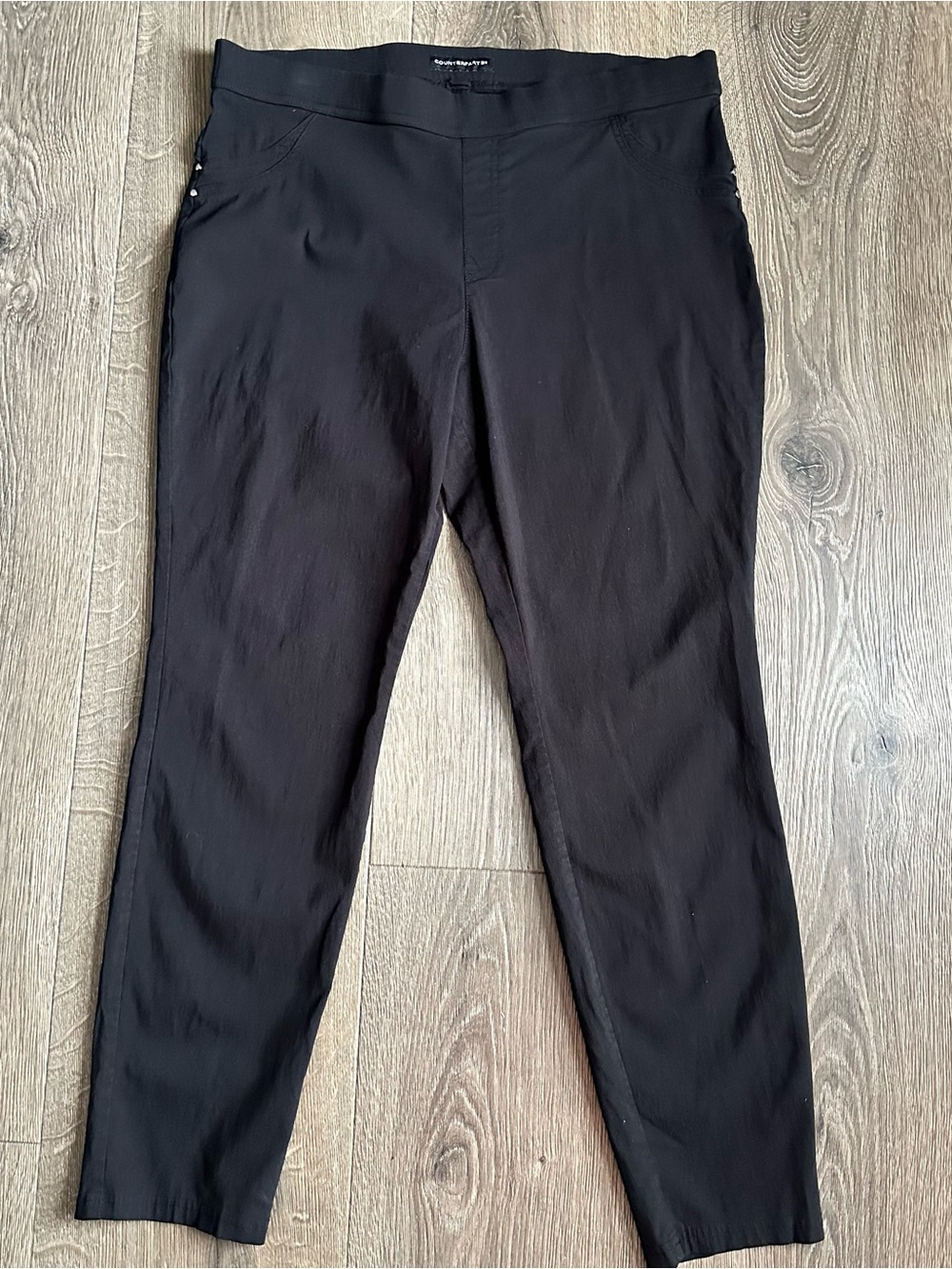 Counterparts Black Pull On Pants Size XL